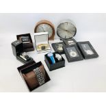QUANTITY OF DESIGNER BRANDED WRIST WATCHES TO INCLUDE EDEN AND FOUR BOXED HERITAGE COLLECTION