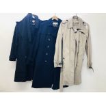 3 OVER COATS TO INCLUDE GERRY WEBER, HOBBS LONDON AND MICHAEL KORS.