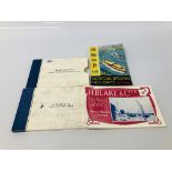 TWO SETS OF BLAKES LIMITED BROADS HOLIDAY AND YACHTING LIMITED EDITION POSTCARDS 1947 AND 1916,