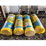 4 ROLLS OF ISOVER 75MM PARTY WALL INSULATION.