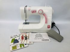 TOYOTA SEWING MACHINE - SOLD AS SEEN