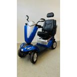 KYMCO MAXER 8 MPH ROAD LEGAL MOBILITY SCOOTER COMPLETE WITH CHARGER AND KEY SER. NO.