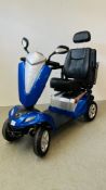 KYMCO MAXER 8 MPH ROAD LEGAL MOBILITY SCOOTER COMPLETE WITH CHARGER AND KEY SER. NO.