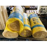 4 ROLLS OF ISOVER 75MM PARTY WALL INSULATION.