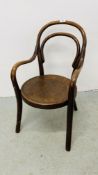 A VINTAGE CHILDS BENTWOOD CHAIR