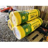 3 ROLLS OF 200MM SPACESAVER INSULATION.