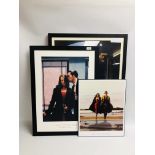 THREE JACK VETTRIANO PRINTS TO INCLUDE DANCER FOR MONEY, THE ROAD TO NOWHERE, THE LARGER ETC.