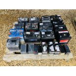 25 VARIOUS LEAD ACID BATTERIES (SALVAGE ONLY)