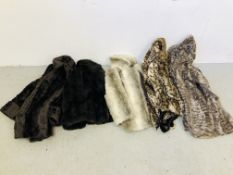 BOX OF LADIES FAUX FUR JACKETS