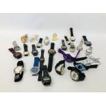 COLLECTION OF ASSORTED MAINLY GENTS WRIST WATCHES TO INCLUDE DIGITAL, DESIGNER BRANDS, ETC.