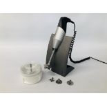 BAMIX HAND BLENDER COMPLETE WITH STAND AND ACCESSORIES MODEL M20D - SOLD AS SEEN.