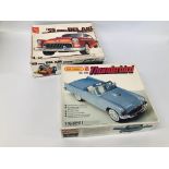 VINTAGE MATCHBOX 1957 FORD THUNDERBIRD MODEL KIT BOXED,