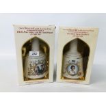 TWO COMMEMORATIVE WADE WHISKY BELLS TO INCLUDE 1986 ROYAL WEDDING ANDREW AND SARAH FERGUSON,
