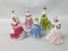 THREE ROYALE COUNTY FIGURINES TO INCLUDE HARRIET,