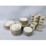 75 PIECES OF POOLE "MELBURY" TABLEWARE.