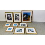 COLLECTION OF MODERN FRAMED PICTURES AND PRINTS CONTINENTAL SCENES BY HOWARD BEHRENS,