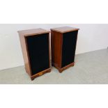 PAIR OF SONY SPEAKERS MODEL SS-2070 IN FITTED CABINETS - SOLD AS SEEN.