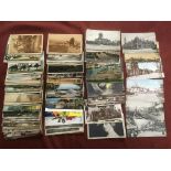 MIXED POSTCARDS INCLUDING TENERIFE, CAIRO, CARDIFF, HULL, MIDDLESBRO, ETC. (APPROX.