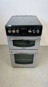 A LEISURE ROMA 50 DOUBLE OVEN ELECTRIC COOKER WITH CERAMIC HOB - TO BE FITTED BY A QUALIFIED