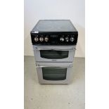 A LEISURE ROMA 50 DOUBLE OVEN ELECTRIC COOKER WITH CERAMIC HOB - TO BE FITTED BY A QUALIFIED