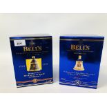 2 X COMMEMORATIVE WADE WHISKY BELLS TO INCLUDE GOLDEN WEDDING ANNIVERSARY OF THE QUEEN AND DUKE OF