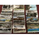 MIXED NORFOLK POSTCARDS WITH BROADS, YARMOUTH, TITTLESHALL RP (2) ETC (APPROX 160).