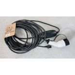A TYPE 2 ELECTRICAL VEHICLE CHARGER (10 METRE LONG) - SOLD AS SEEN