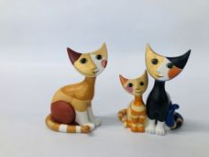 2 X GOEBEL ROSINA WACHTMEISTER CATS TO INCLUDE MATLEO,