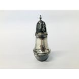 QUALITY SILVER PLATED SHAKER MARKED L & CO. IN THE LIBERTY STYLE HEIGHT 15.5CM.