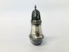 QUALITY SILVER PLATED SHAKER MARKED L & CO. IN THE LIBERTY STYLE HEIGHT 15.5CM.