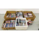 5 BOXES MIXED DVD'S INCLUDING COMEDY, ACTION ETC.