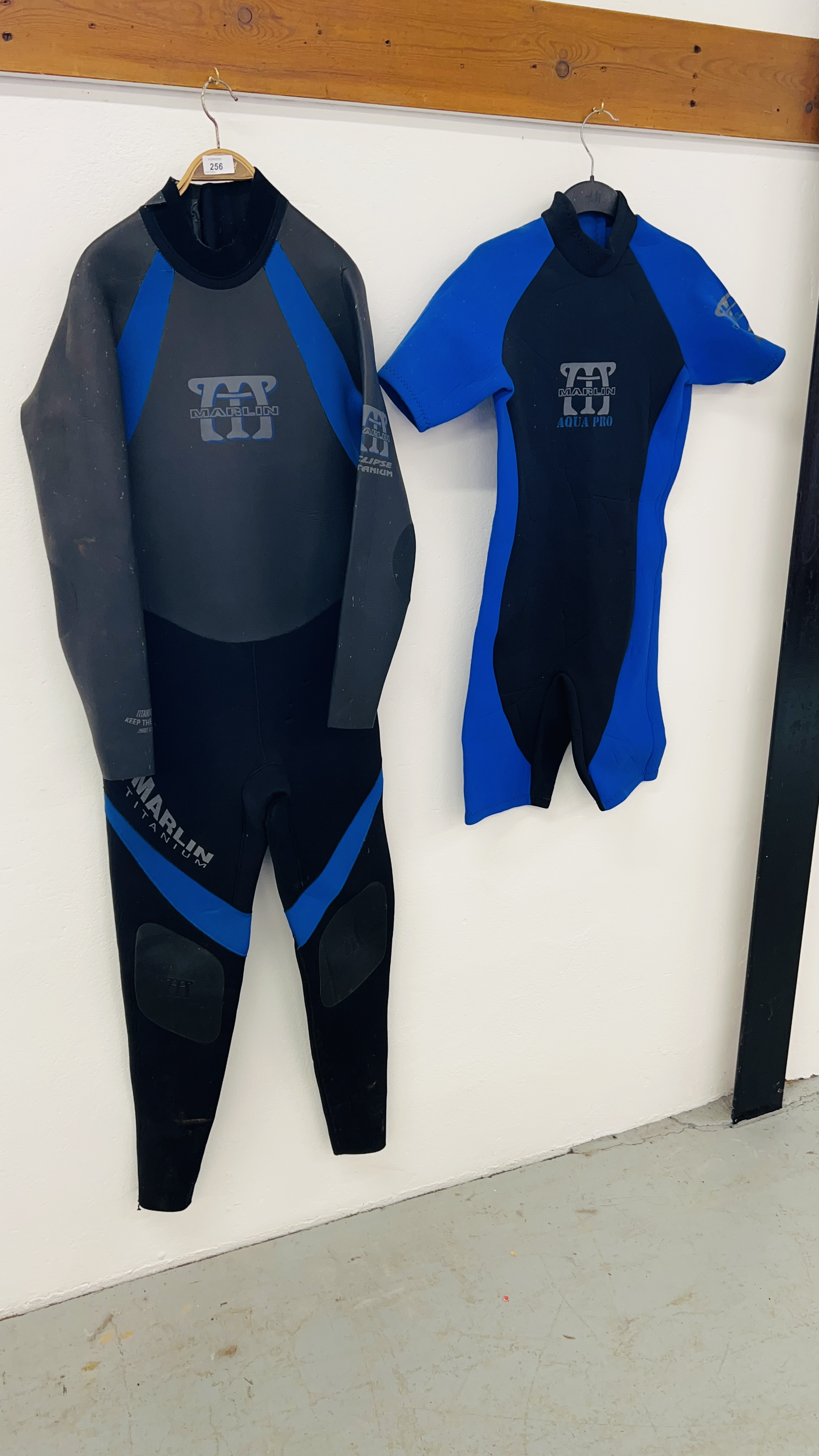2 X MARLIN GENTS WETSUITS.