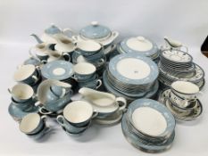 QUANTITY OF ROYAL DOULTON REFLECTION TC 1008 DINNER WARE APPROX 93 PIECES.