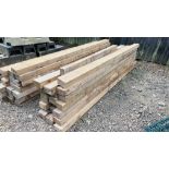 19 X 2.5M LENGTHS 120MM X 75MM TIMBER.