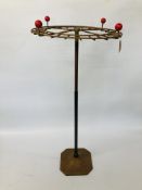 VINTAGE 1950's REVOLVING SHOP DISPLAY STAND.