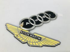 (R) ASTON MARTIN & AUDI PLAQUES