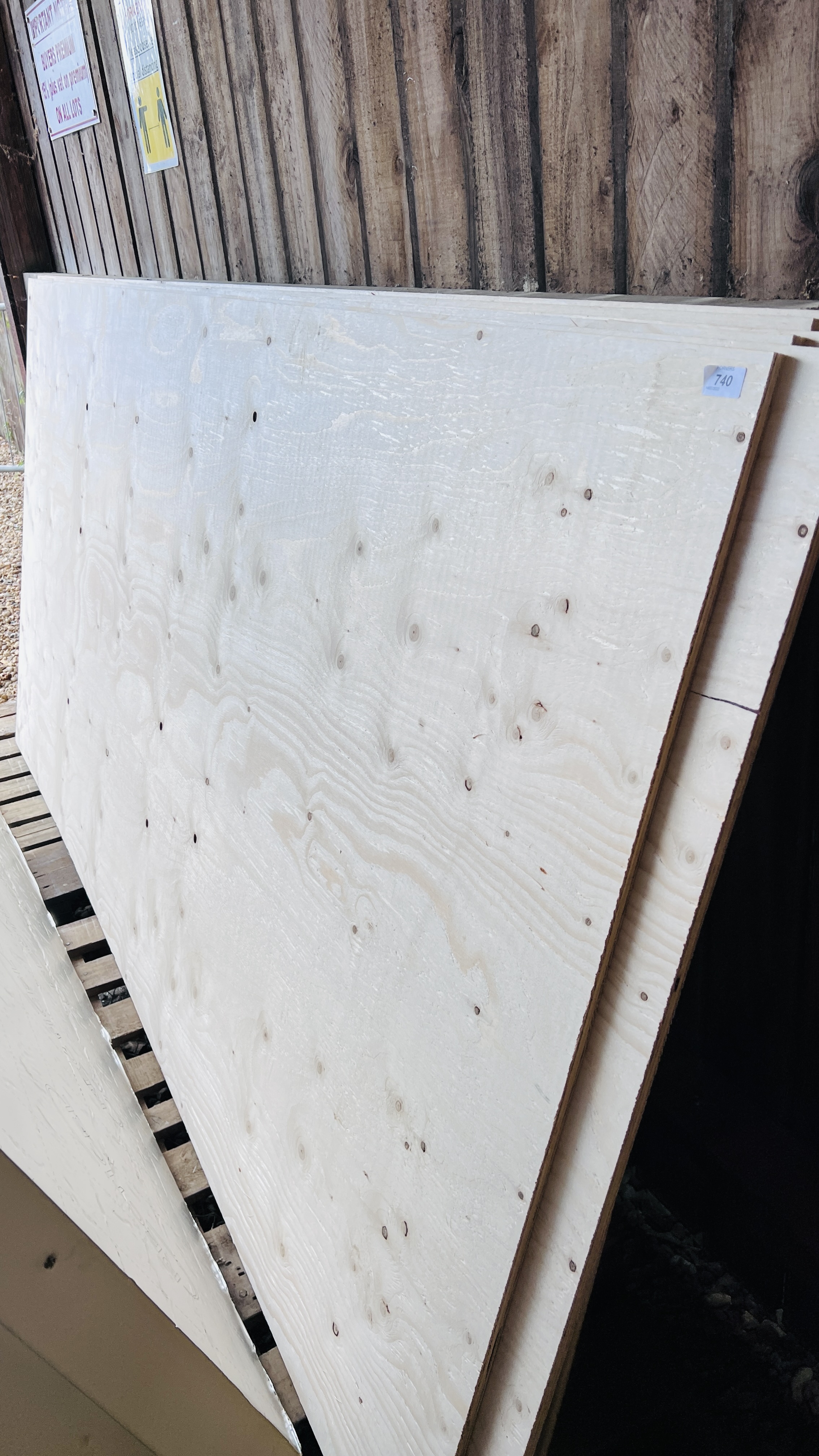 2 X 2440MM X 1220MM, 12MM PLYWOOD SHEETS.