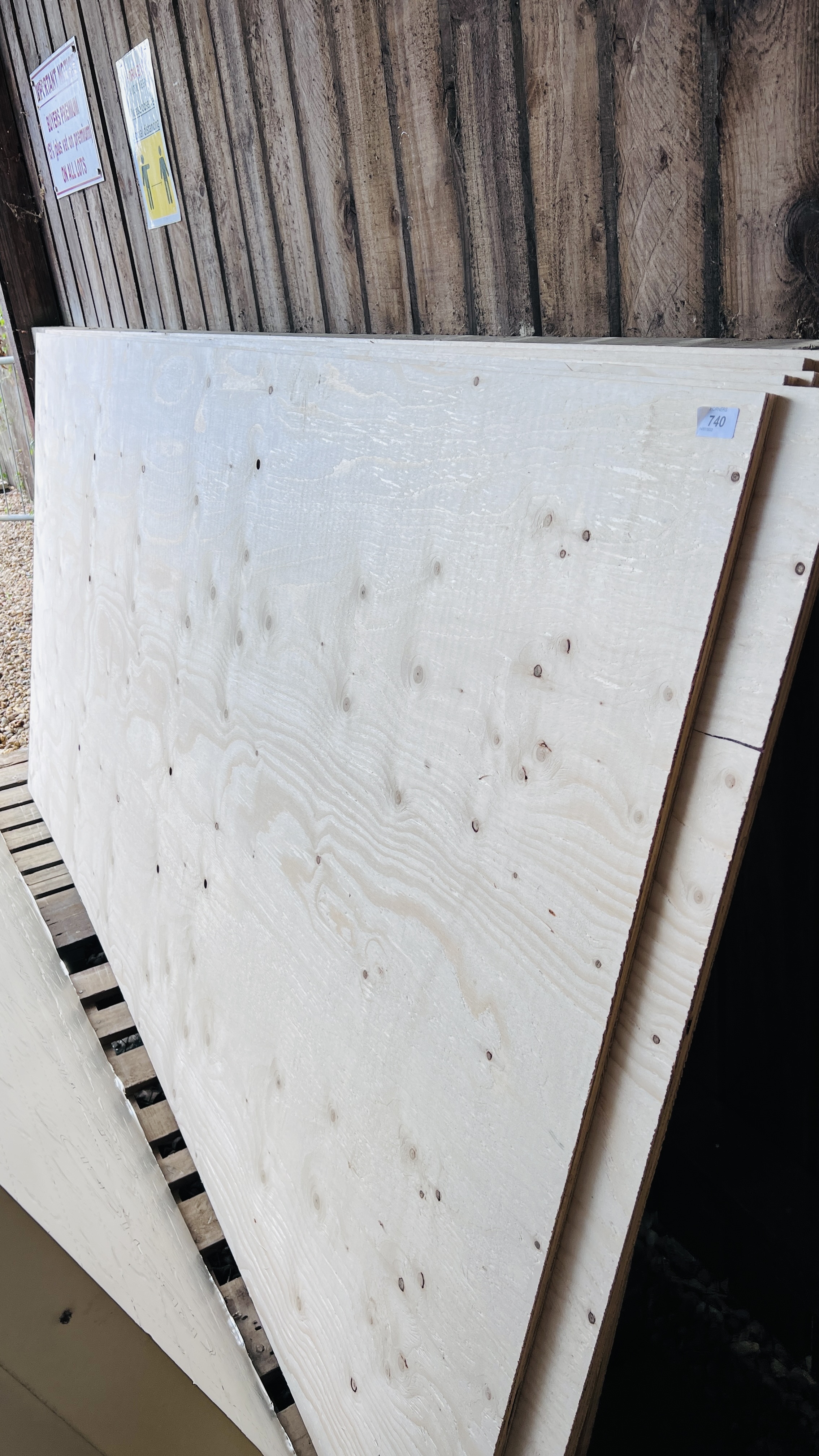 2 X 2440MM X 1220MM, 12MM PLYWOOD SHEETS.