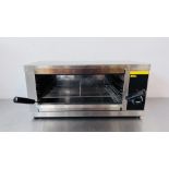 A BUFFALO STAINLESS STEEL COMMERCIAL SALAMANDER GRILL MODEL GF 452 - SOLD AS SEEN