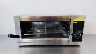 A BUFFALO STAINLESS STEEL COMMERCIAL SALAMANDER GRILL MODEL GF 452 - SOLD AS SEEN