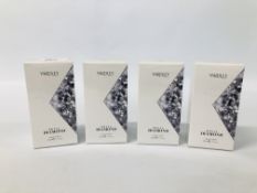 4 X BOTTLES OF YARDLEY THE COLLECTION "ROYAL DIAMOND" EAU DE TOILETTE 50ML (SEALED NEW IN ORIGINAL