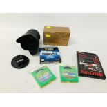 NIKON SWM VR ED IF ASPERICAL 72MM SLR CAMERA LENS AND HOOD,