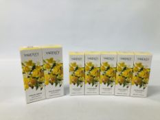 5 X BOTTLES OF YARDLEY ENGLISH FRESIA EAU DE TOILETTE 50ML (SEALED NEW IN ORIGINAL BOXES) + A