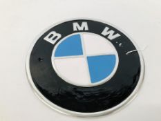 (R) ALUMINIUM BMW PLAQUE