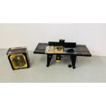 A POWERCRAFT ROUTER TABLE,