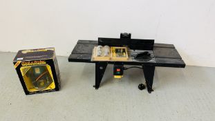 A POWERCRAFT ROUTER TABLE,