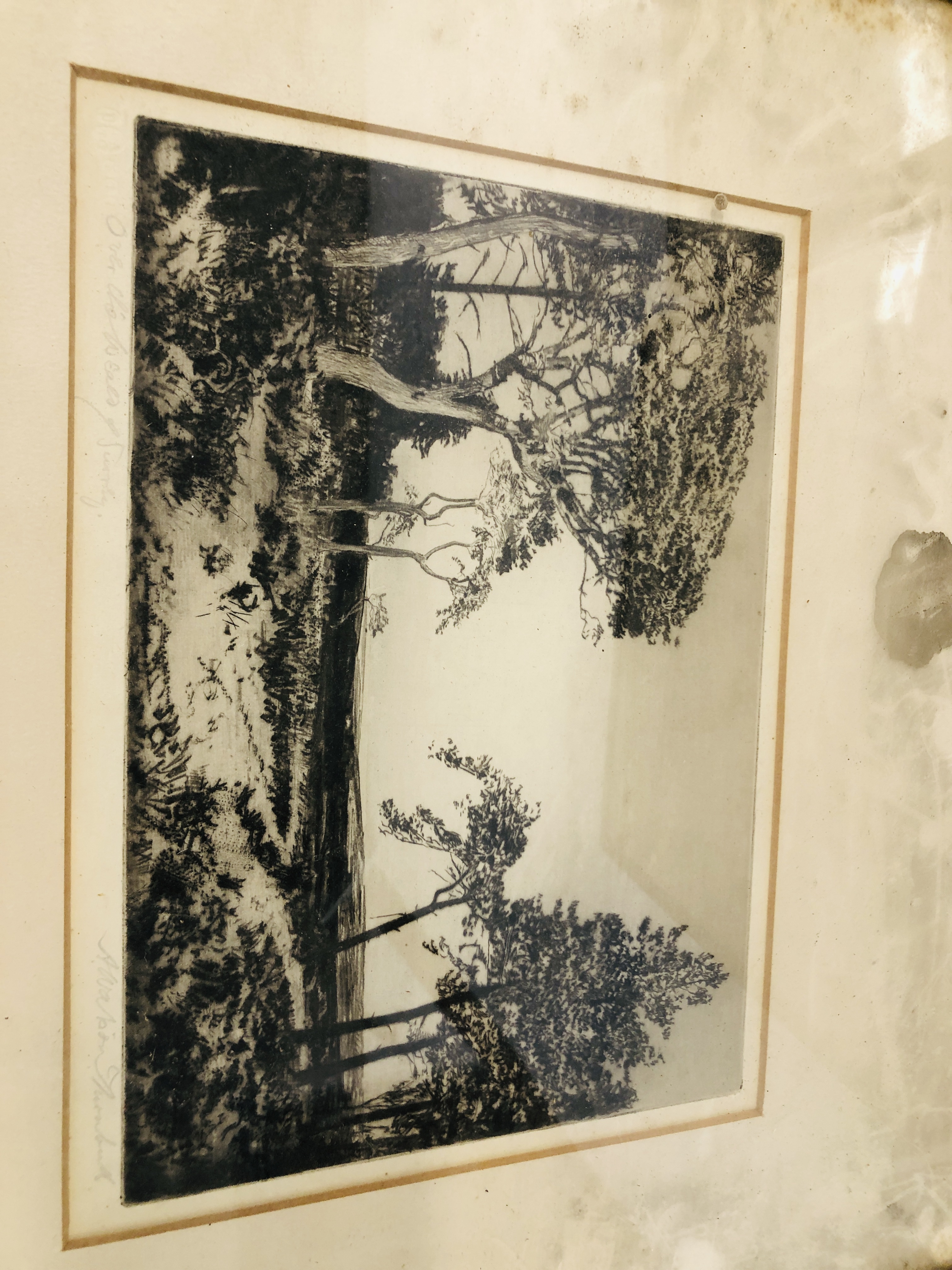 THREE FRAMED ENGRAVINGS - THE SEAWEED GATHERERS, PETER PANS STATUE, - Image 2 of 11