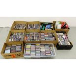 10 BOXES CONTAINING ASSORTED CD'S AND CD CASES INCLUDING COUNTRY, 60's ETC.