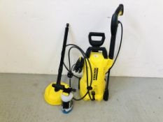 A K-ARCHER K2 FULL CONTROL ELECTRIC PRESSURE WASHER COMPLETE WITH LANCE,