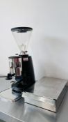 A MAZZER LUIGI GROUND COFFEE GRINDER/DISPENSER MODEL - SUPER JOLLY MAN,